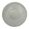 Hello Honey® 10" Cream & Green Reactive Glaze Stripes Hand-Painted Stoneware Bowl